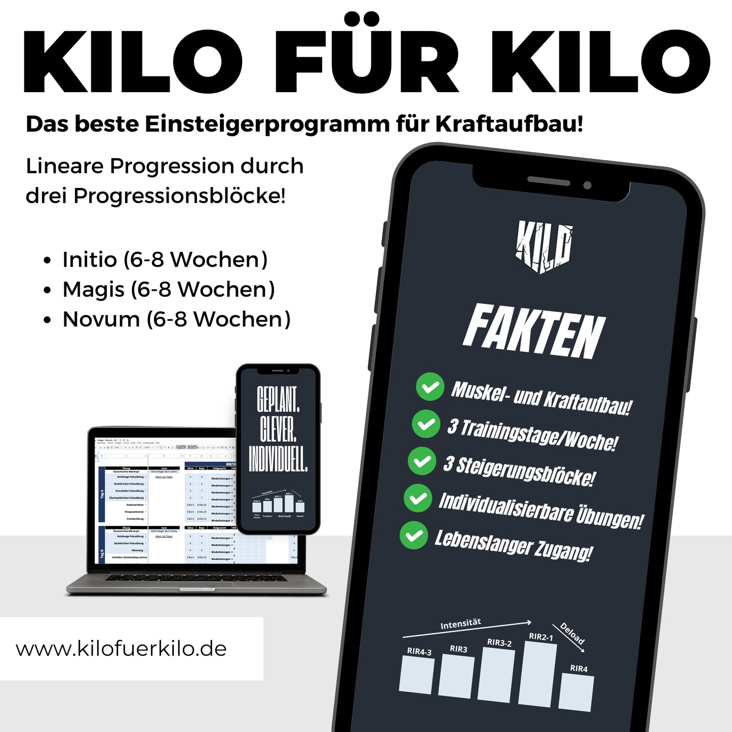 Kilo/Kilo - Das Einsteigerprogramm für Krafttraining