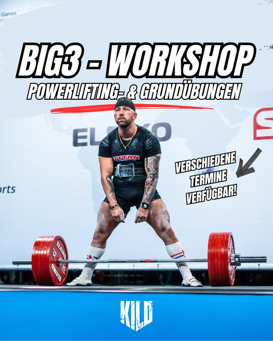 Big 3 - Technik Workshop! (Verschiedene Termine verfügbar)